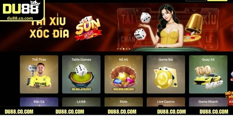 3 siêu phẩm cá cược không thể bỏ lỡ tại Live Casino DU88
